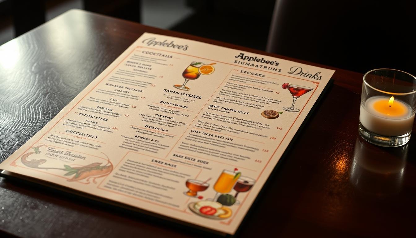 Applebee’s Drinks Menu