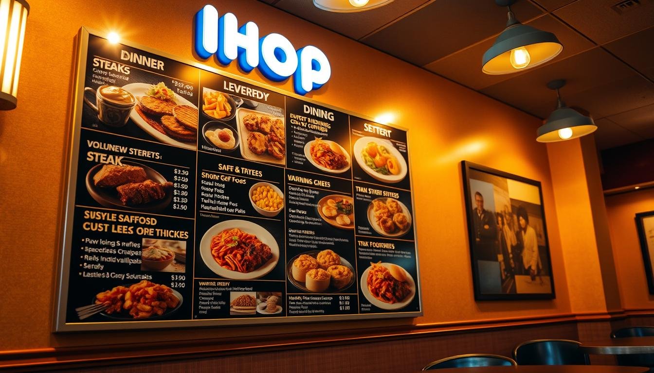 IHOP Dinner Menu